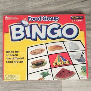 Food Group Bingo Educational Teaches Different Food Groups Grades K-3 NEW Sealed